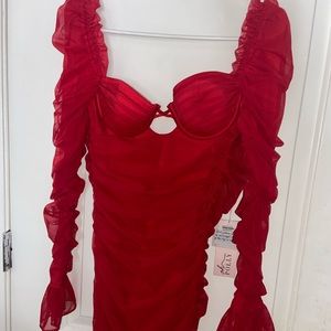 Oh Polly Red Dress, Size 8! Never worn.